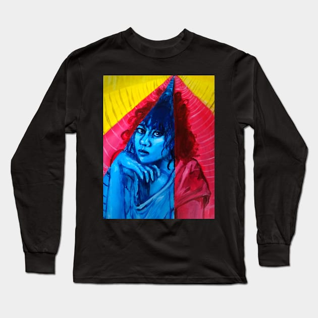 Portraiture Long Sleeve T-Shirt by YaebaArts